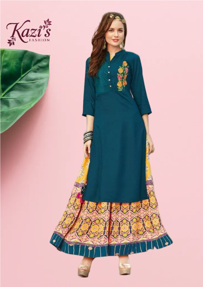 স্টাইলিশ ও কমফর্টেবল লং কুর্তি