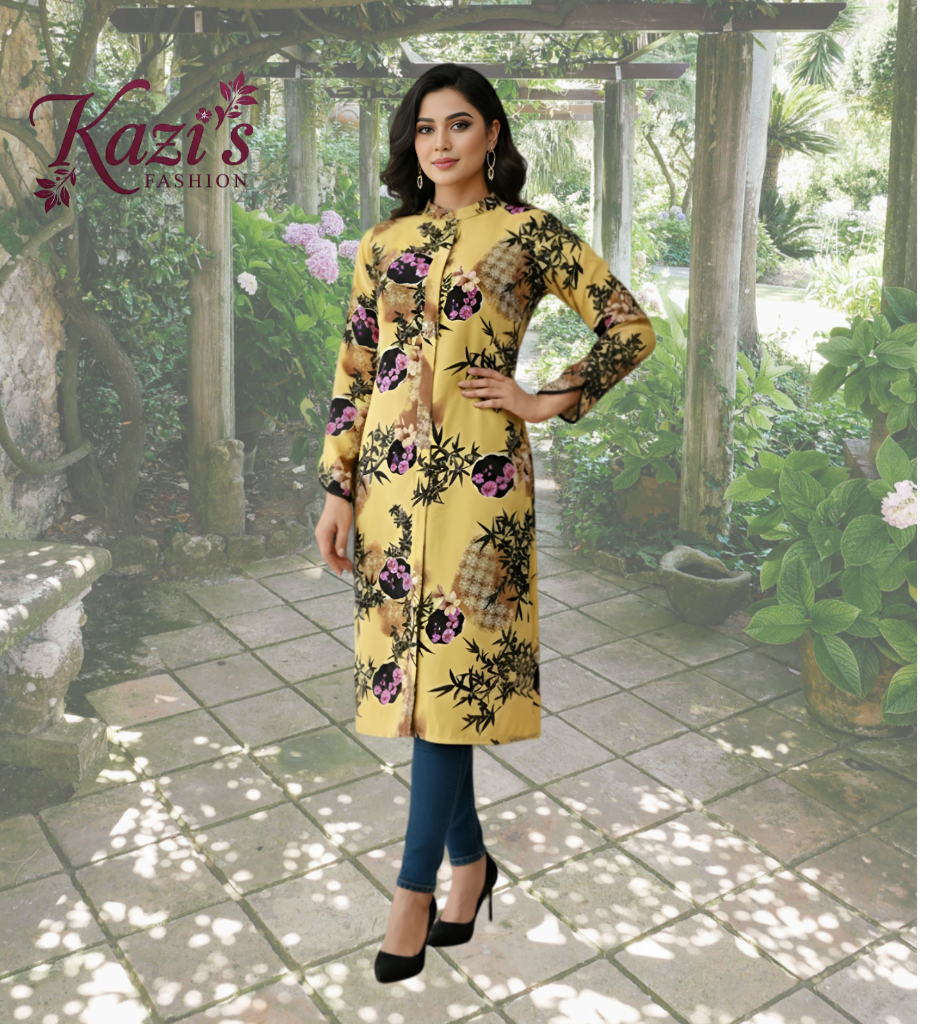 এলিগ্যান্ট ফ্লোরাল প্রিন্ট কটন টপস্